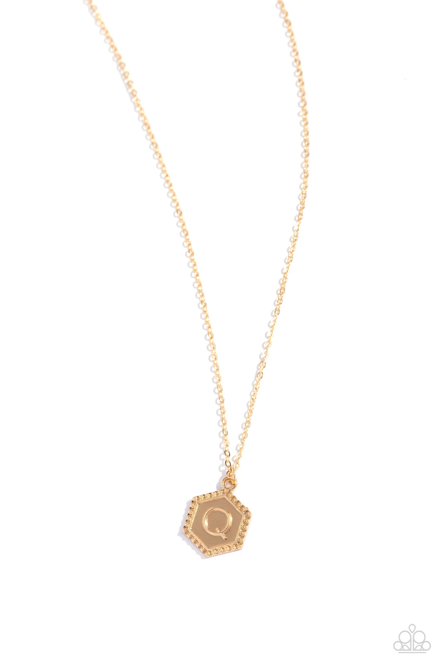 Emblematic Elegance - Gold - Q Necklace