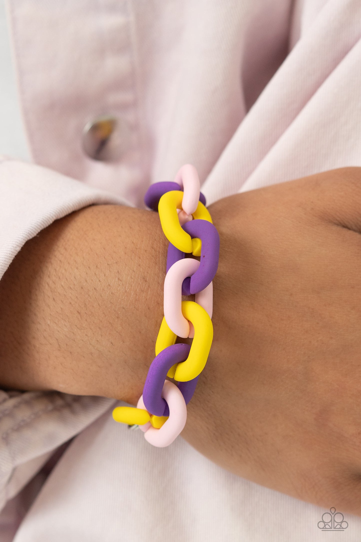 Speed SMILE - Purple Necklace & Bracelet