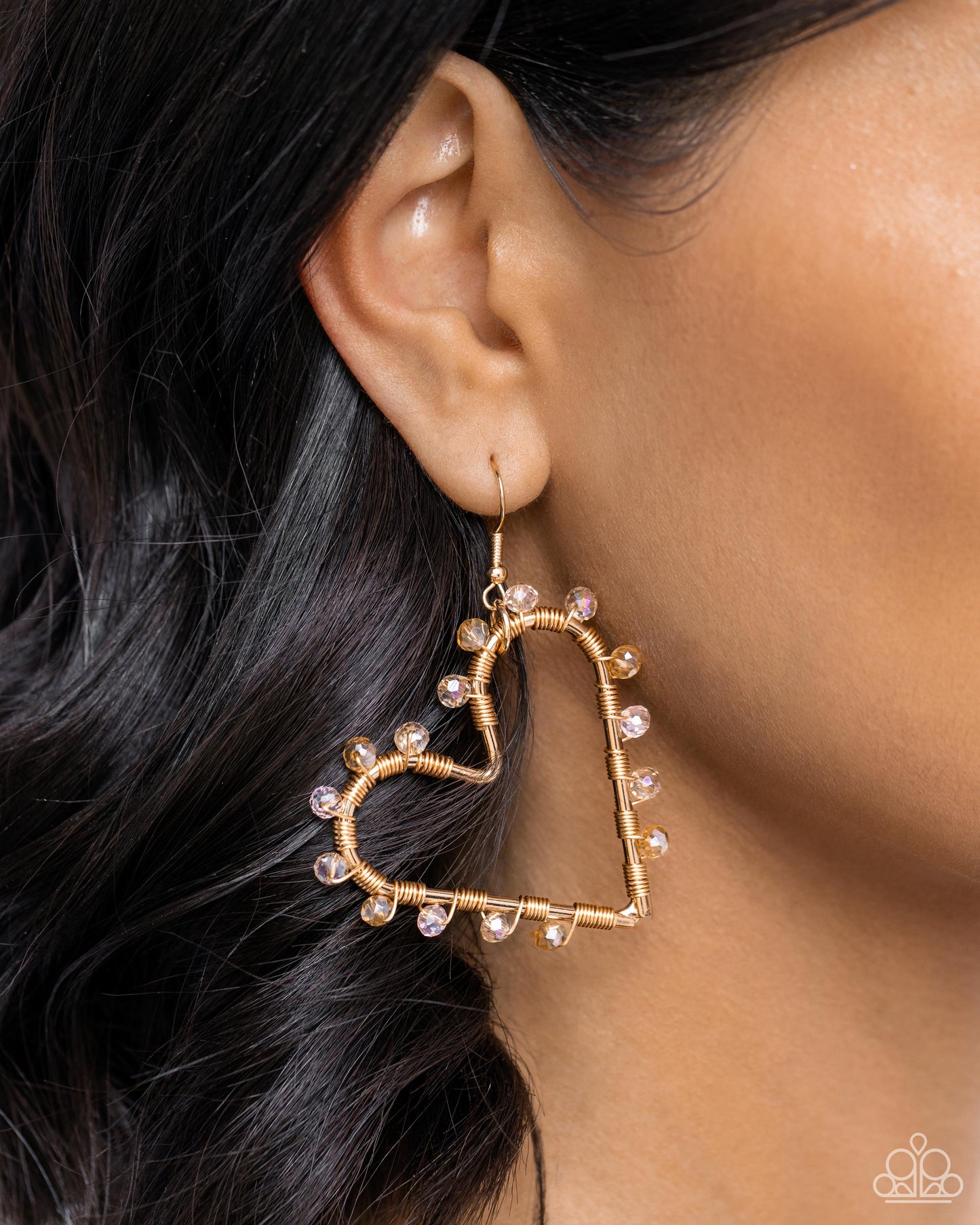 HEART of Your World - Gold Earring