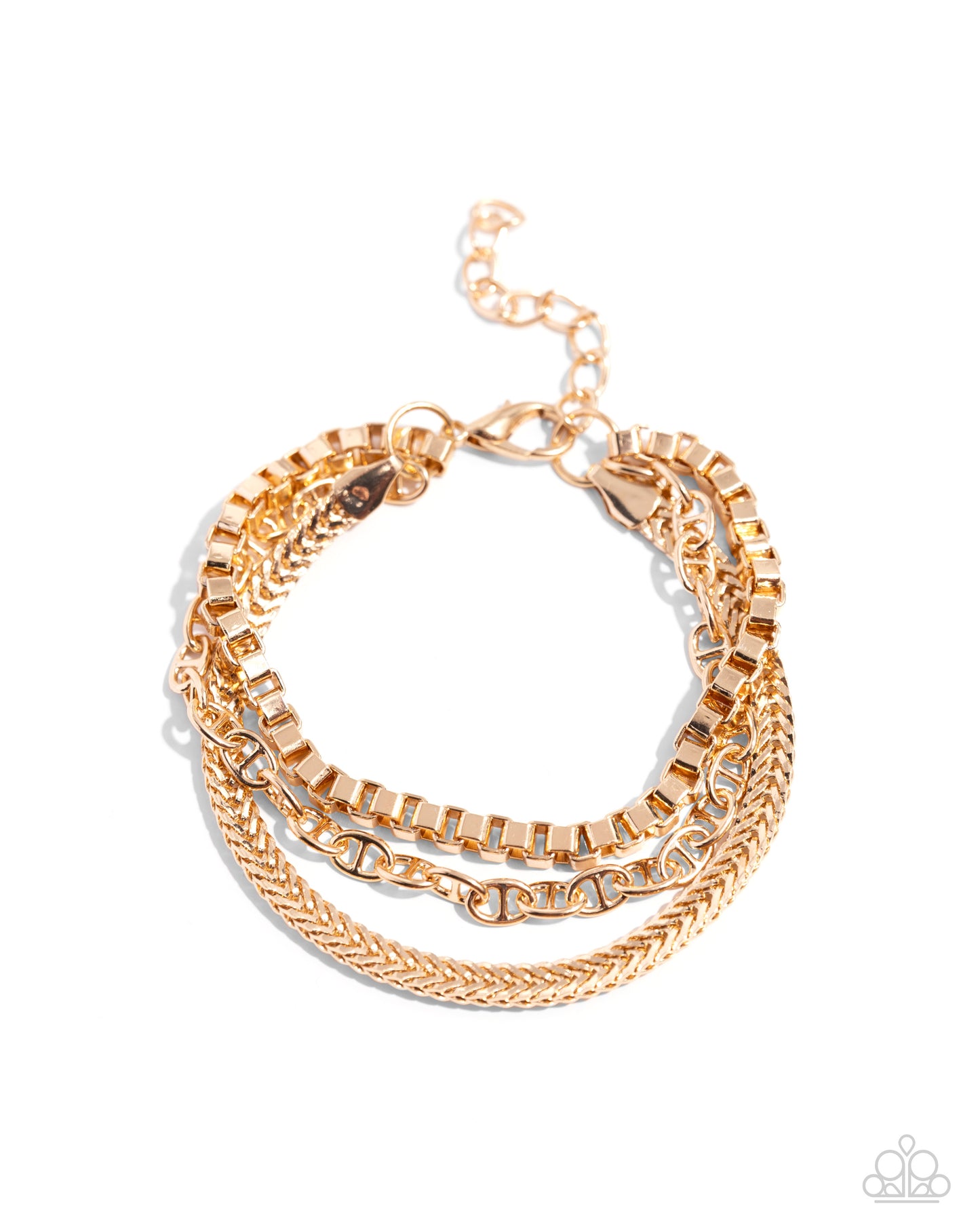 Chain Cabaret - Gold Mens Bracelet