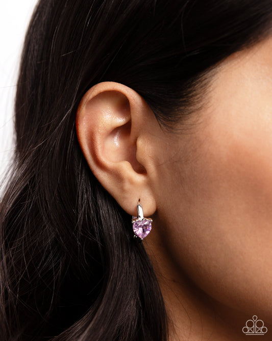 High Nobility - Pink Hoop Earring