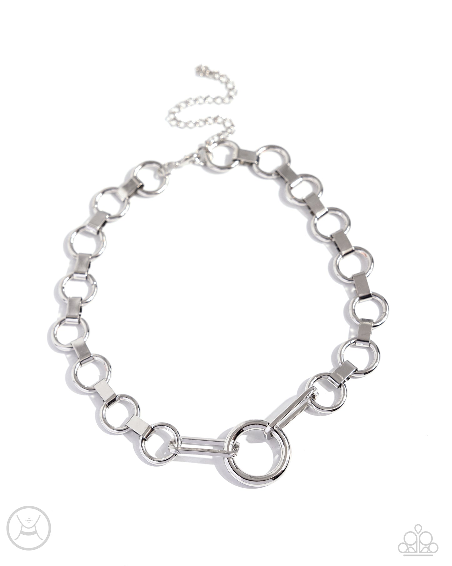 Musings Marvel - Silver Choker Necklace