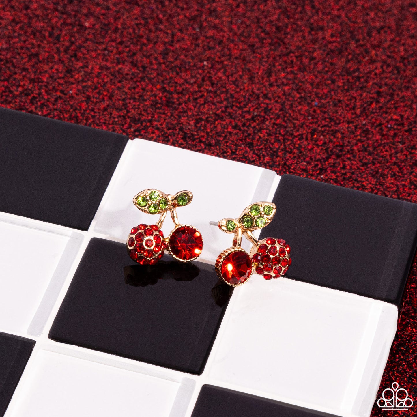 Cherry Candidate - Gold Earring