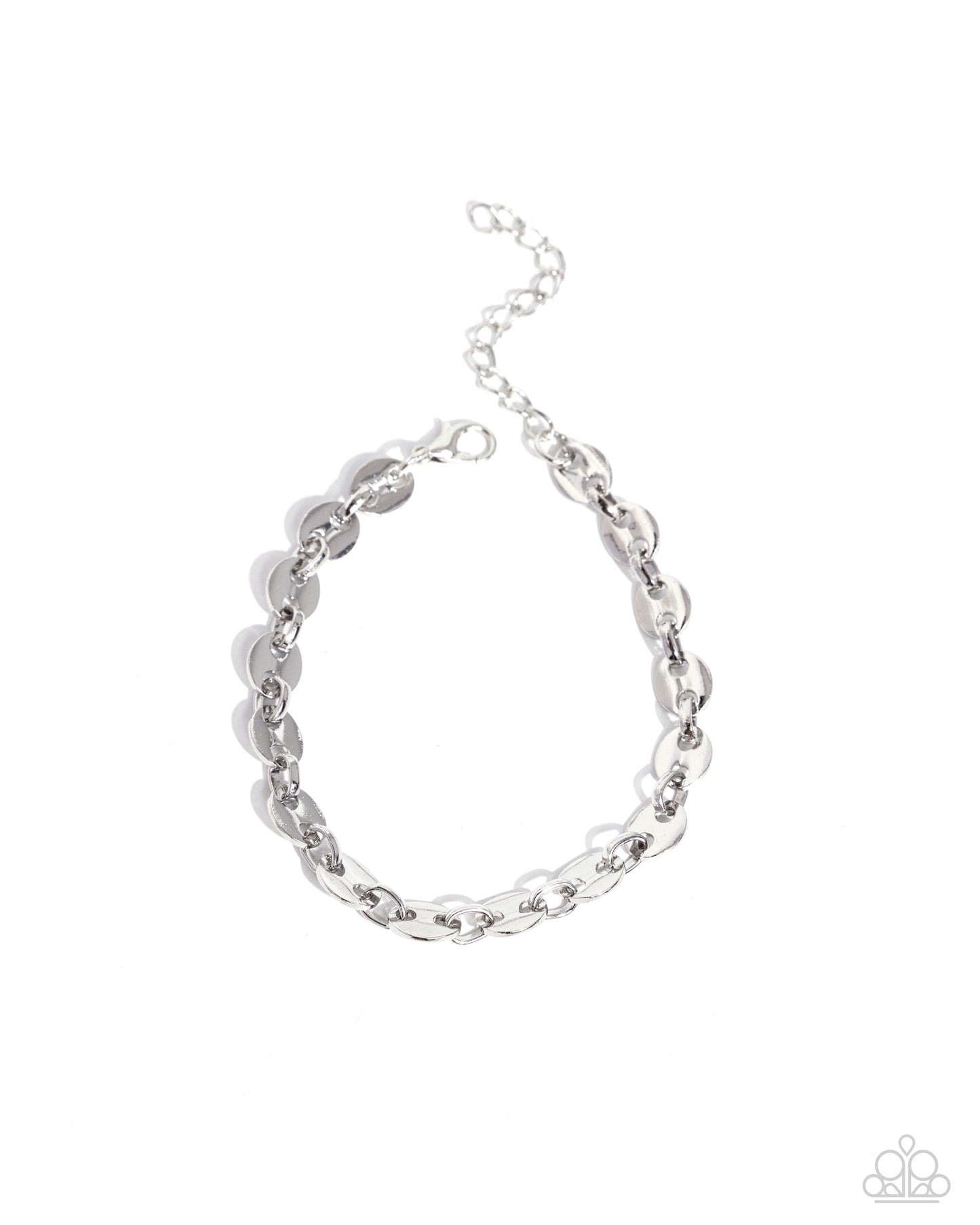 Abstract Advocate - Silver Necklace & Bracelet Set