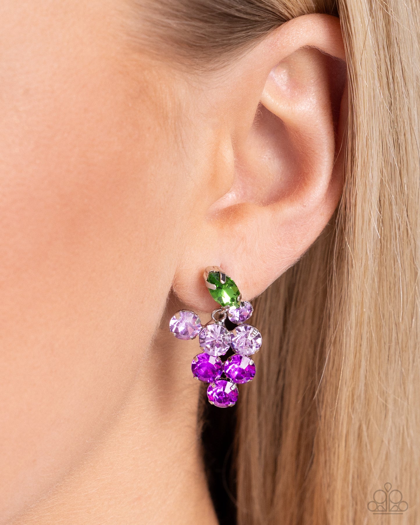 Grapevine Grace - Purple Earring