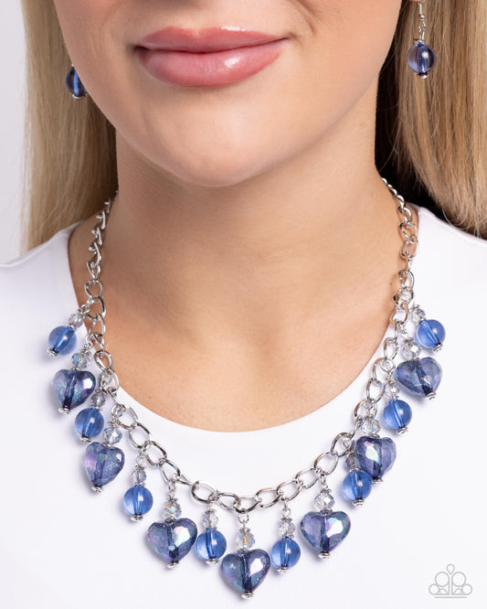 The Best HEART - Blue Necklace