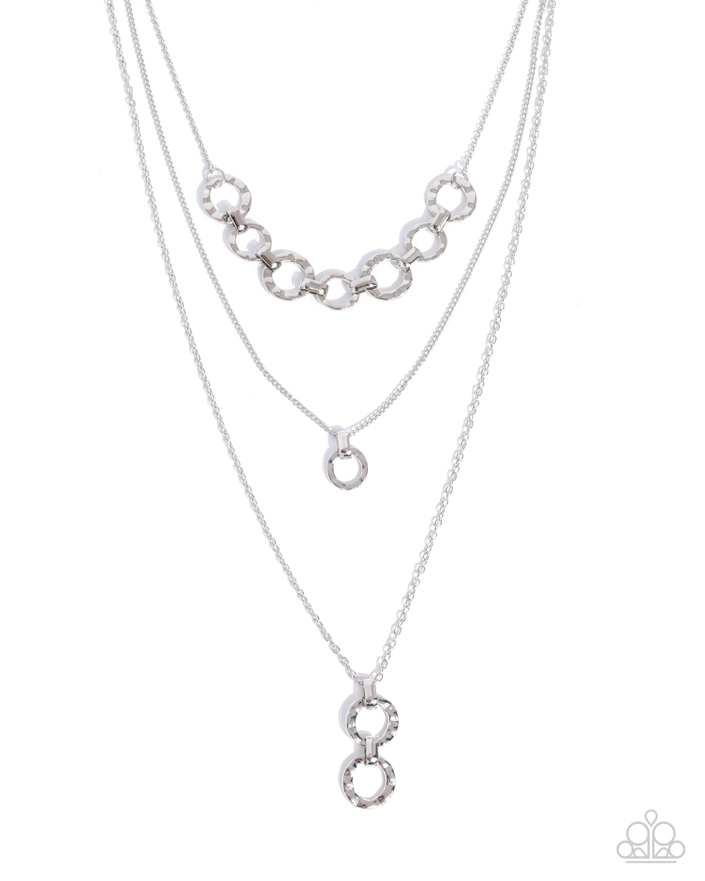 Dotted Demeanor - Silver Necklace