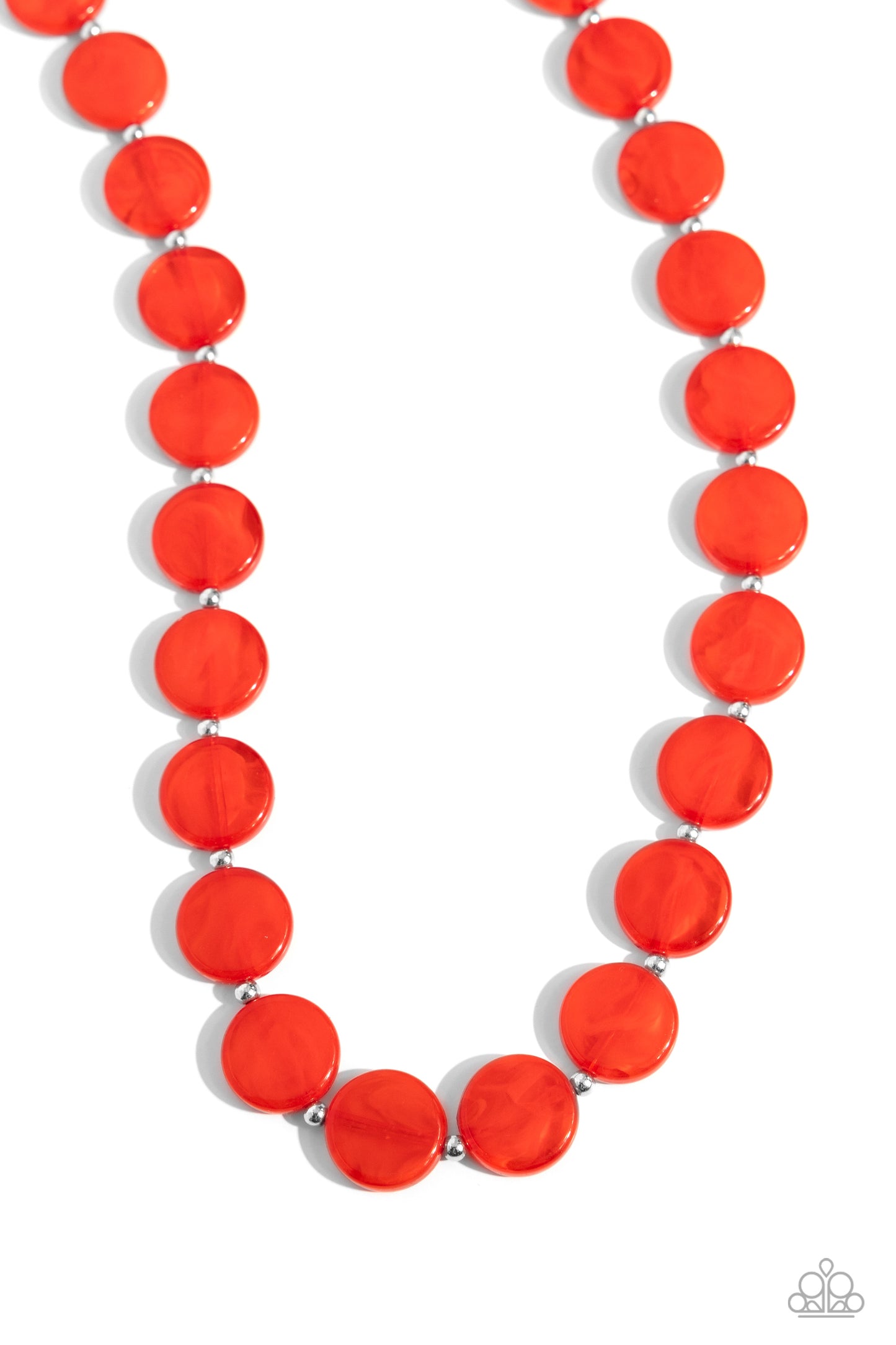 Bright Backdrop - Red Necklace