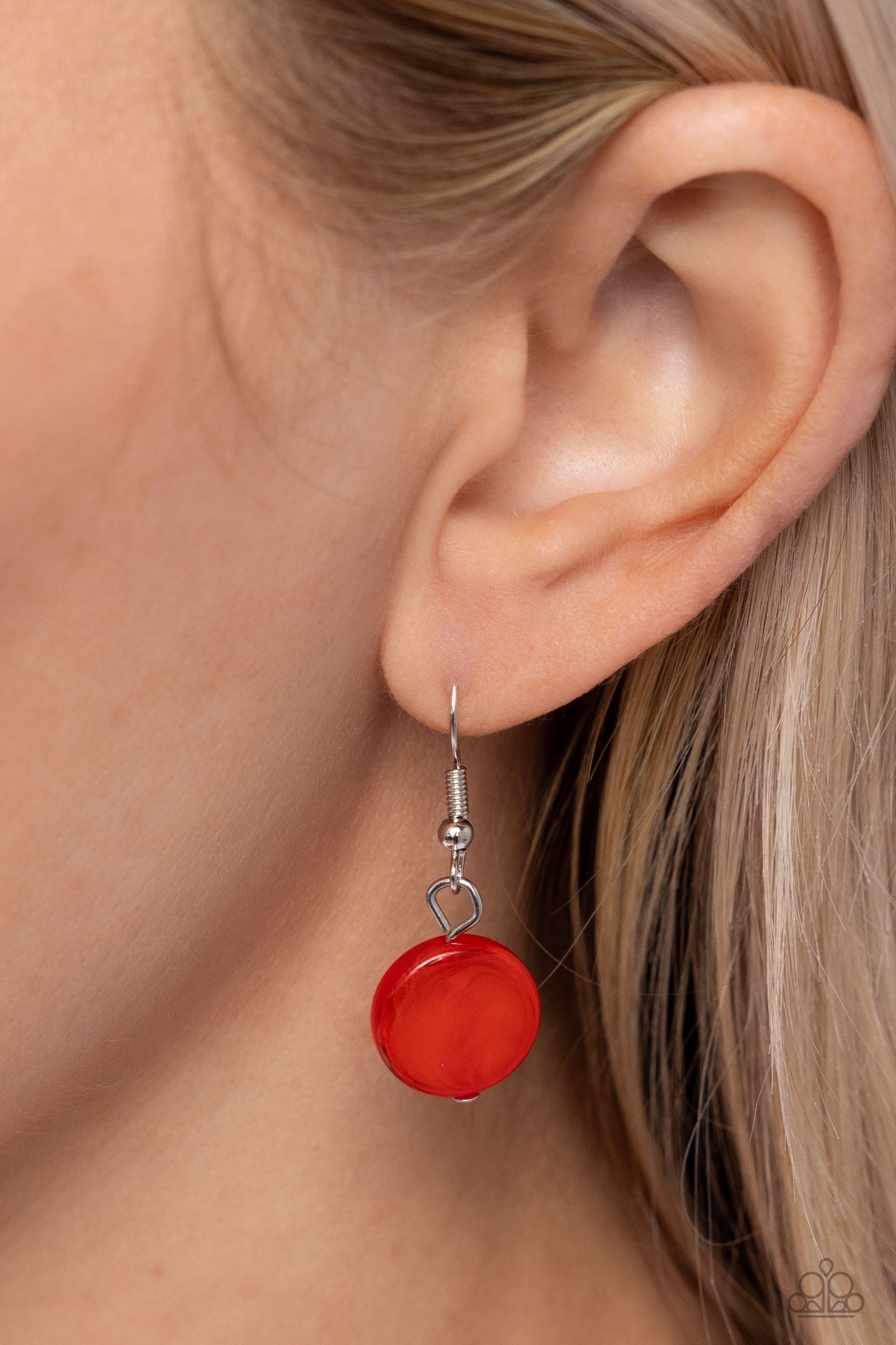 Bright Backdrop - Red Necklace