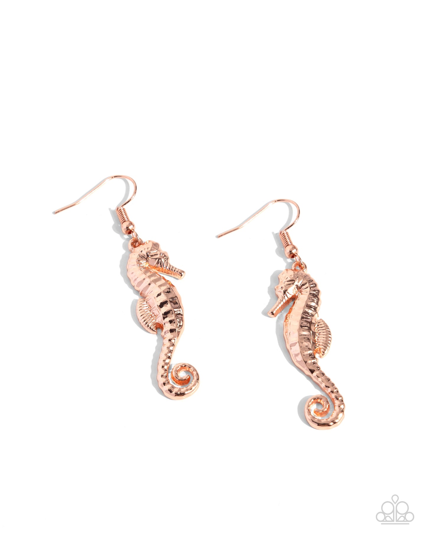 Sparkling Seahorse - Copper Necklace & Earring Set