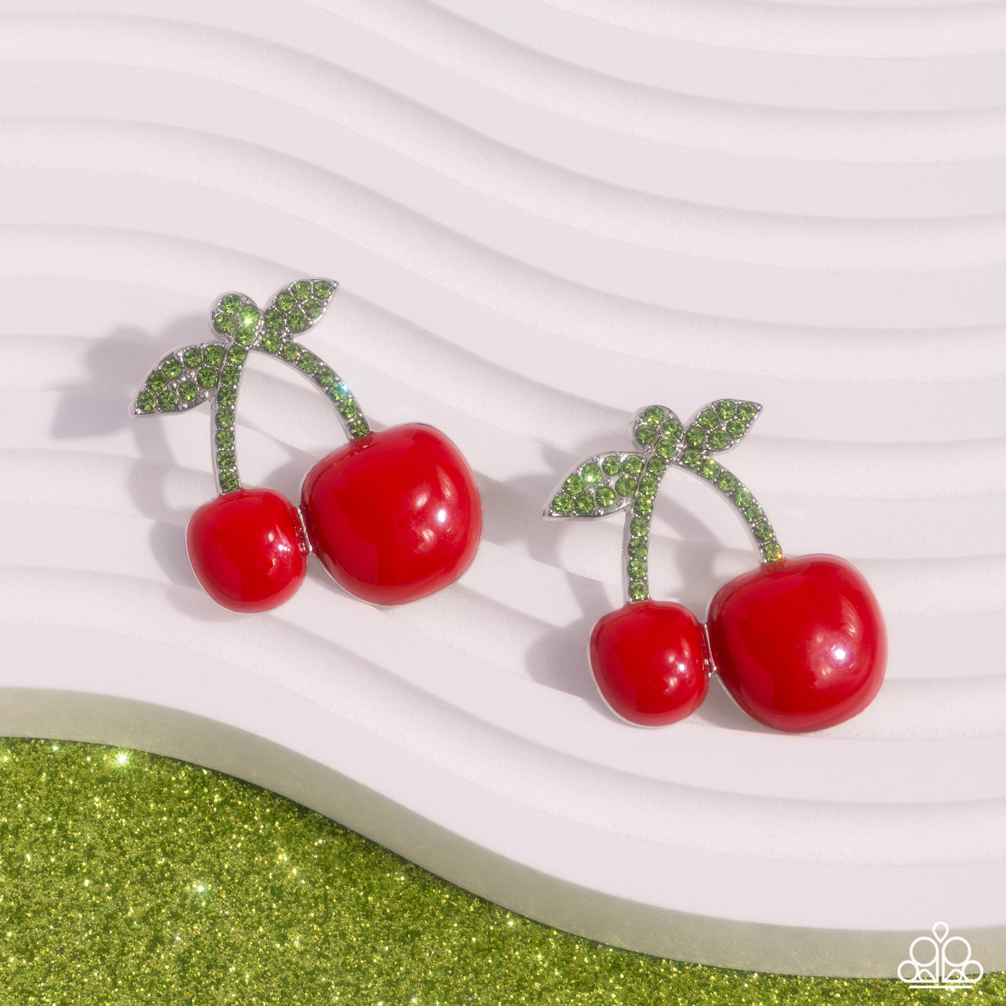 Charming Cherries - Red Earring