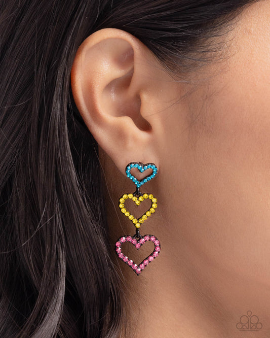 Sweetheart Succession - Pink Earring