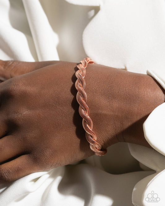 Tasteful Twists - Copper Bracelet