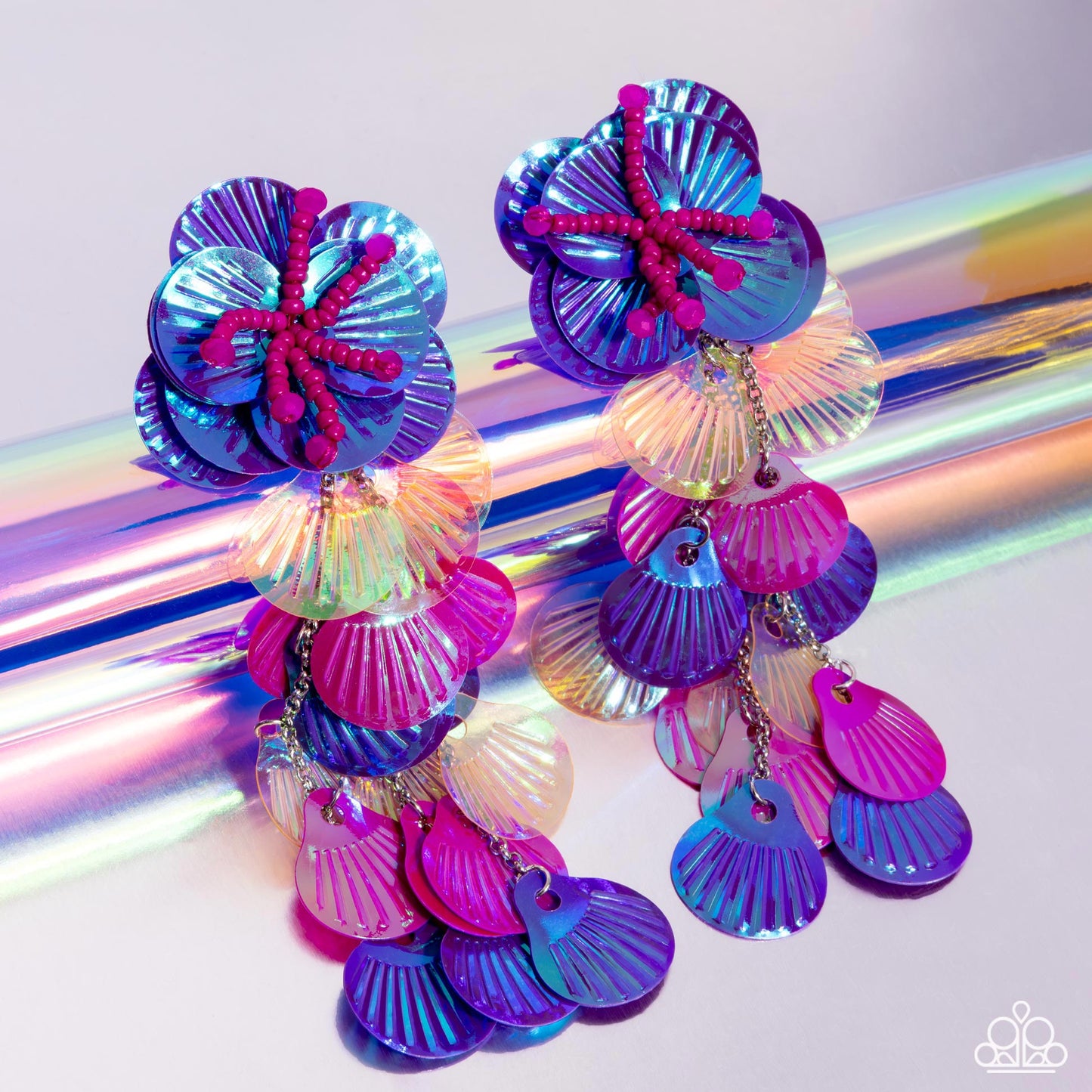 Under the Waves - Purple Earring (LOP 07-24)