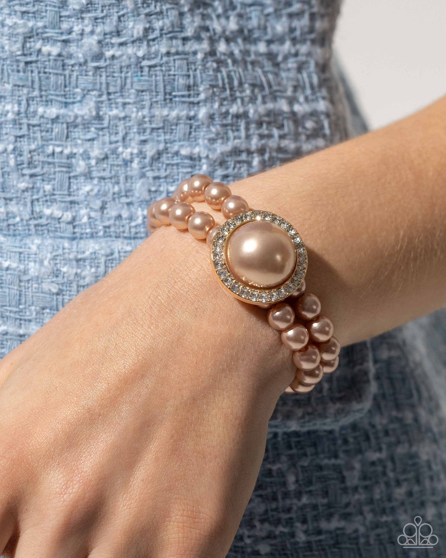 Valuable Verdict - Brown Necklace & Bracelet Set