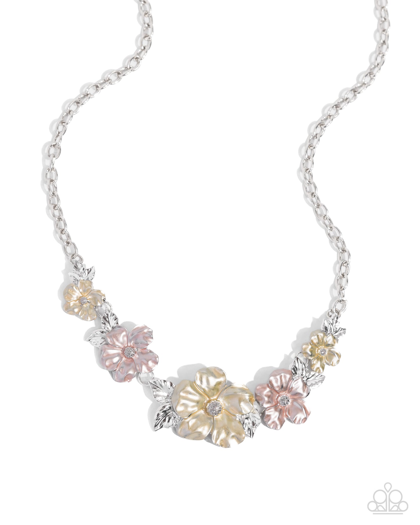 Bouquet Brilliance - Yellow Necklace & Earring