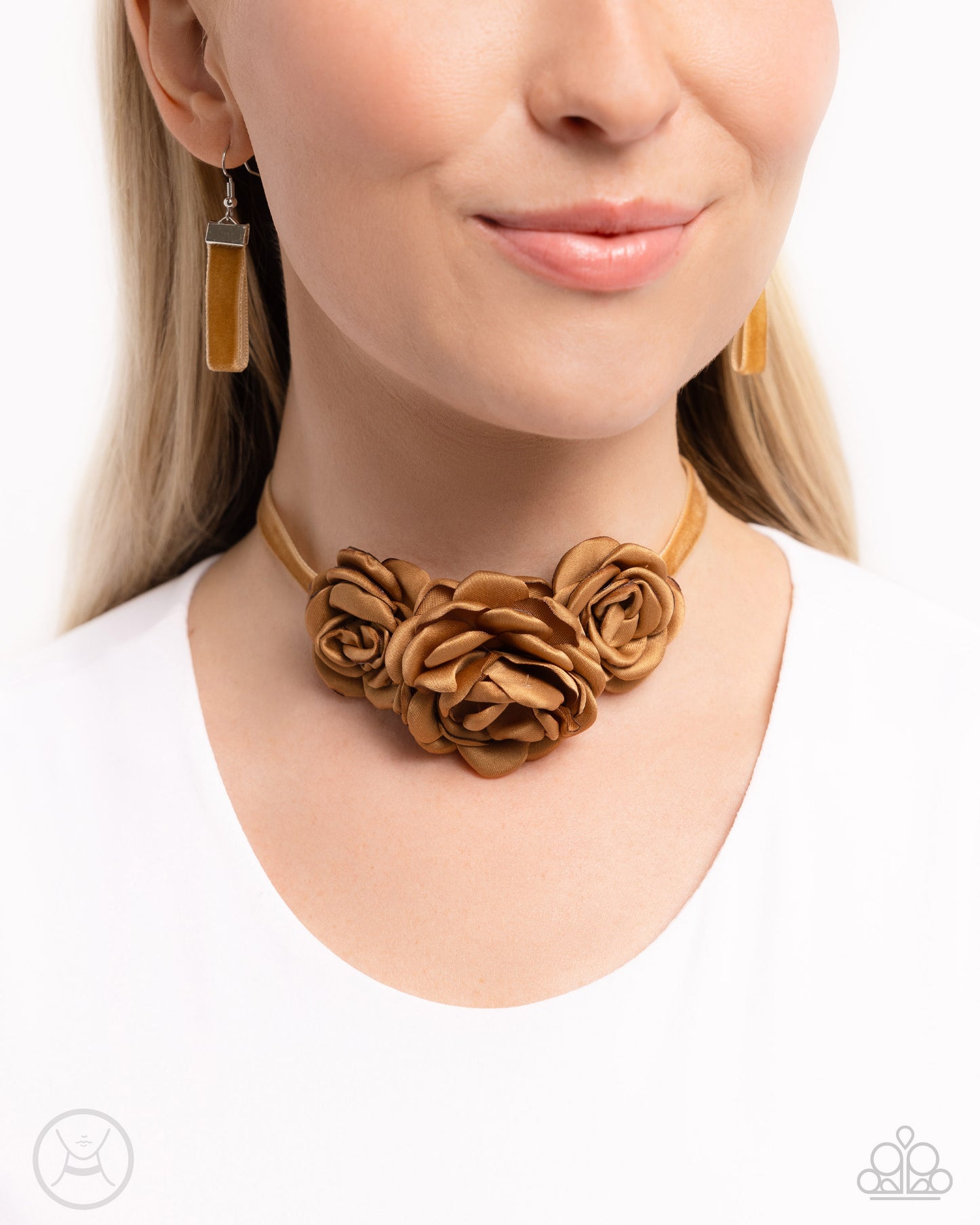 Home-Grown Homage - Brown Choker Necklace