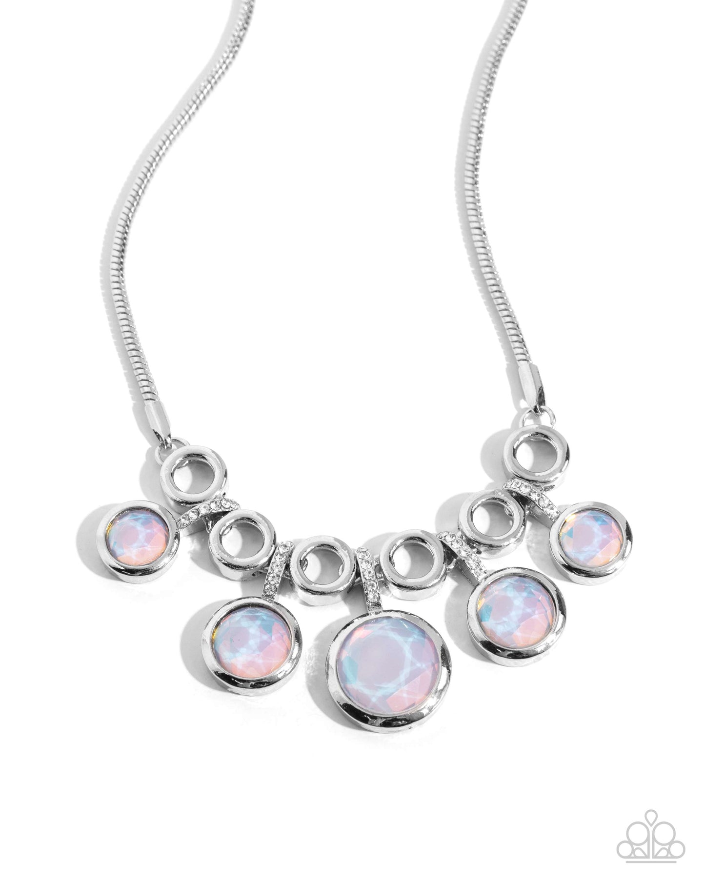 Reflective Rhapsody - Silver Necklace