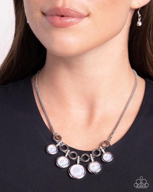 Reflective Rhapsody - Silver Necklace
