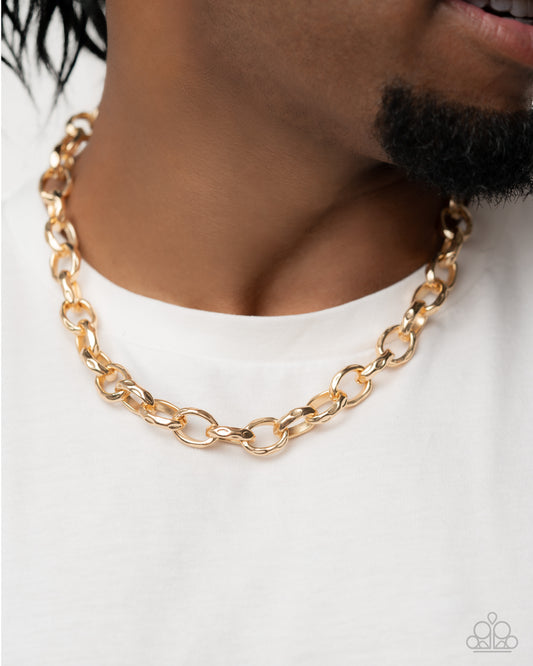 Industrial Imitation - Gold Urban Necklace