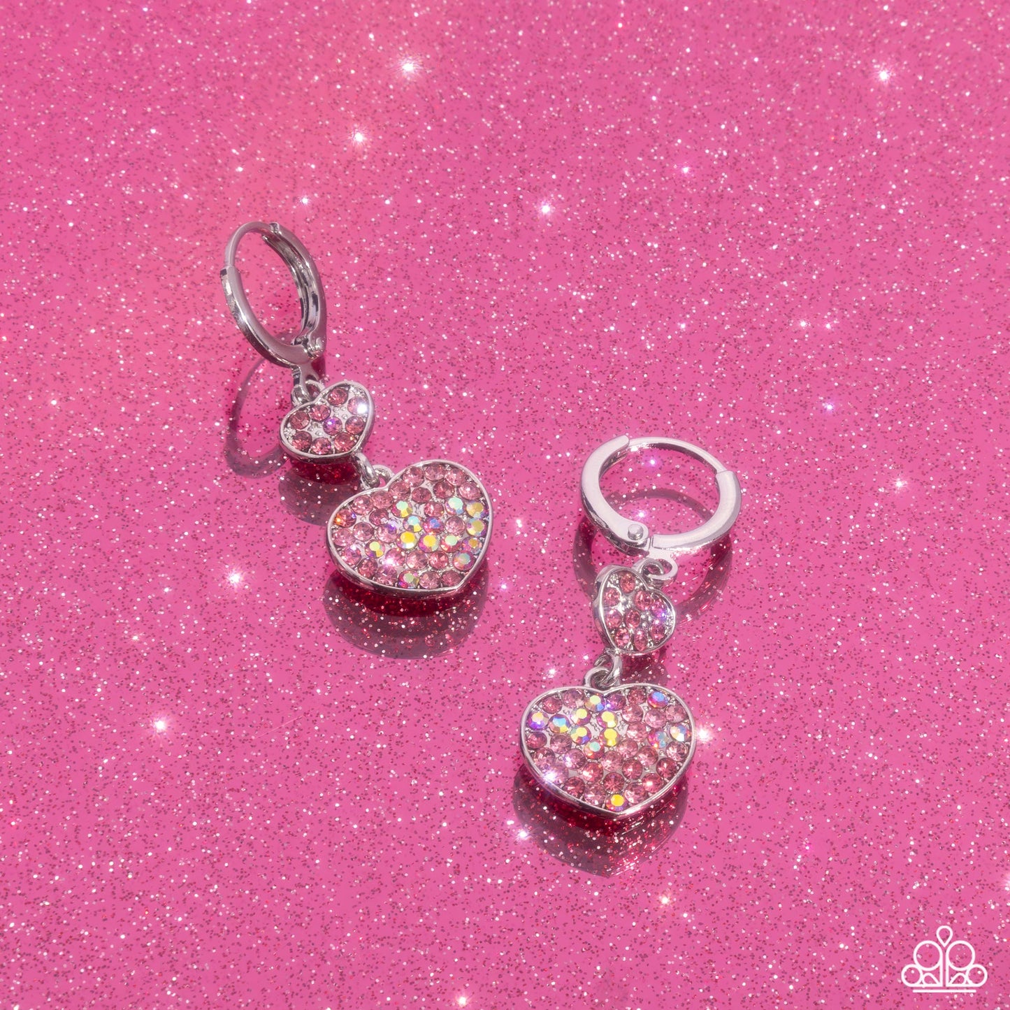 Delightful Valentines Day - Pink Earring