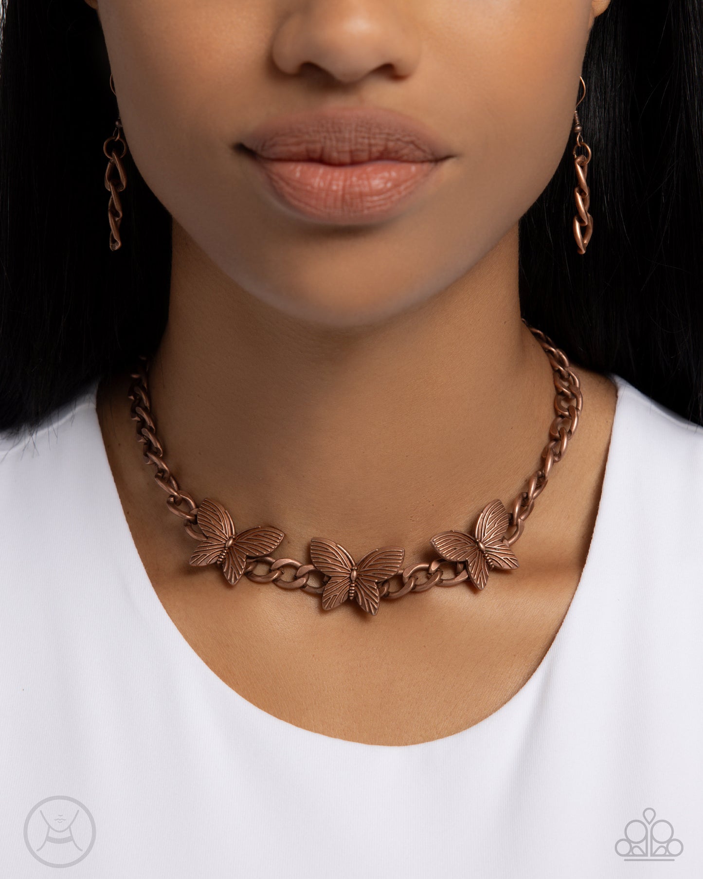 Aerial Ambition - Copper Choker Necklace