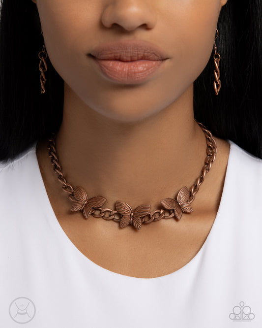 Aerial Ambition - Copper Choker Necklace