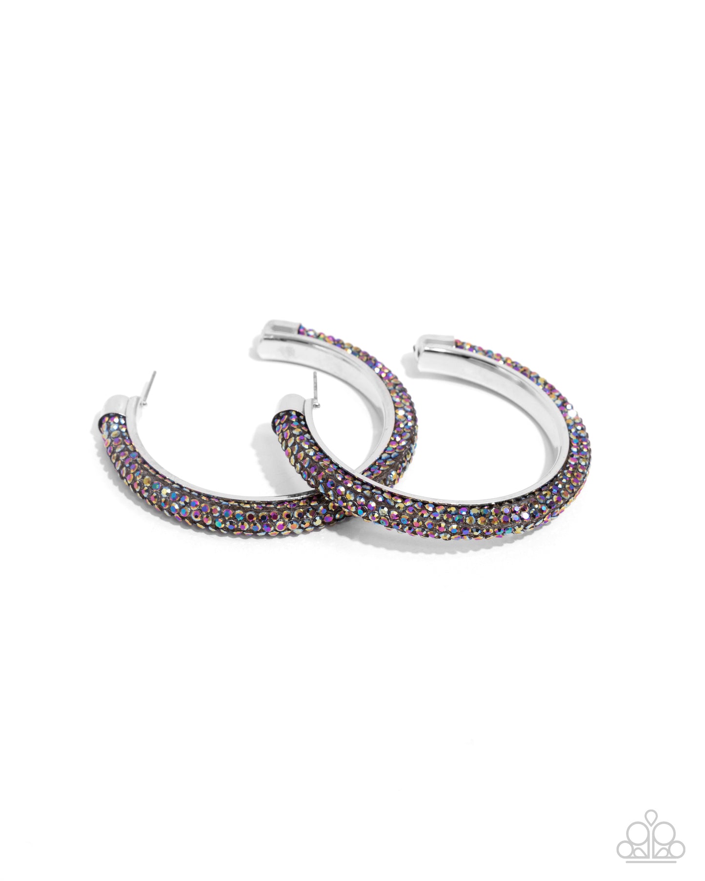 Chiseled Crescendo - Multi Hoop Earring