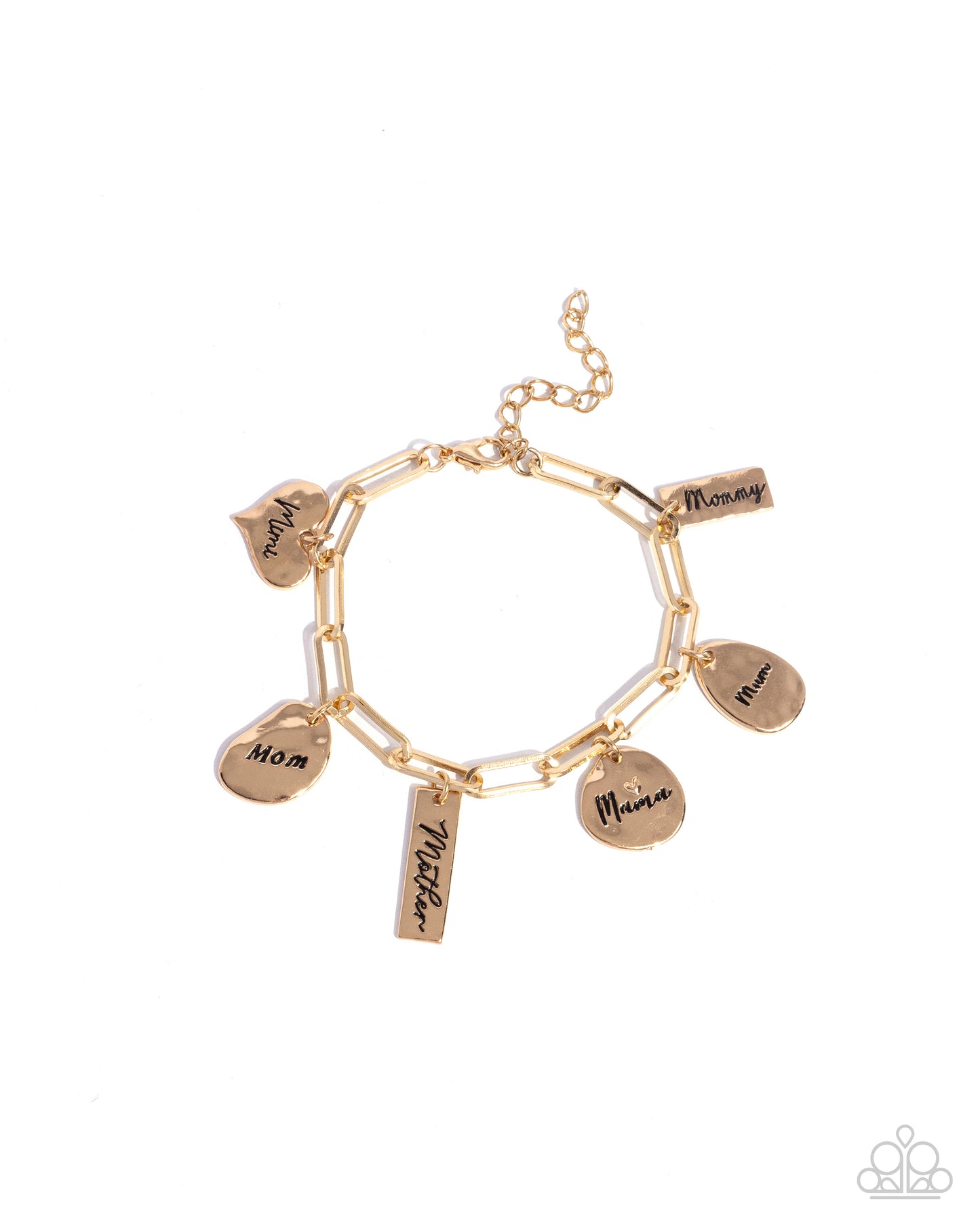 First-Time Mom - Gold Charm Bracelet