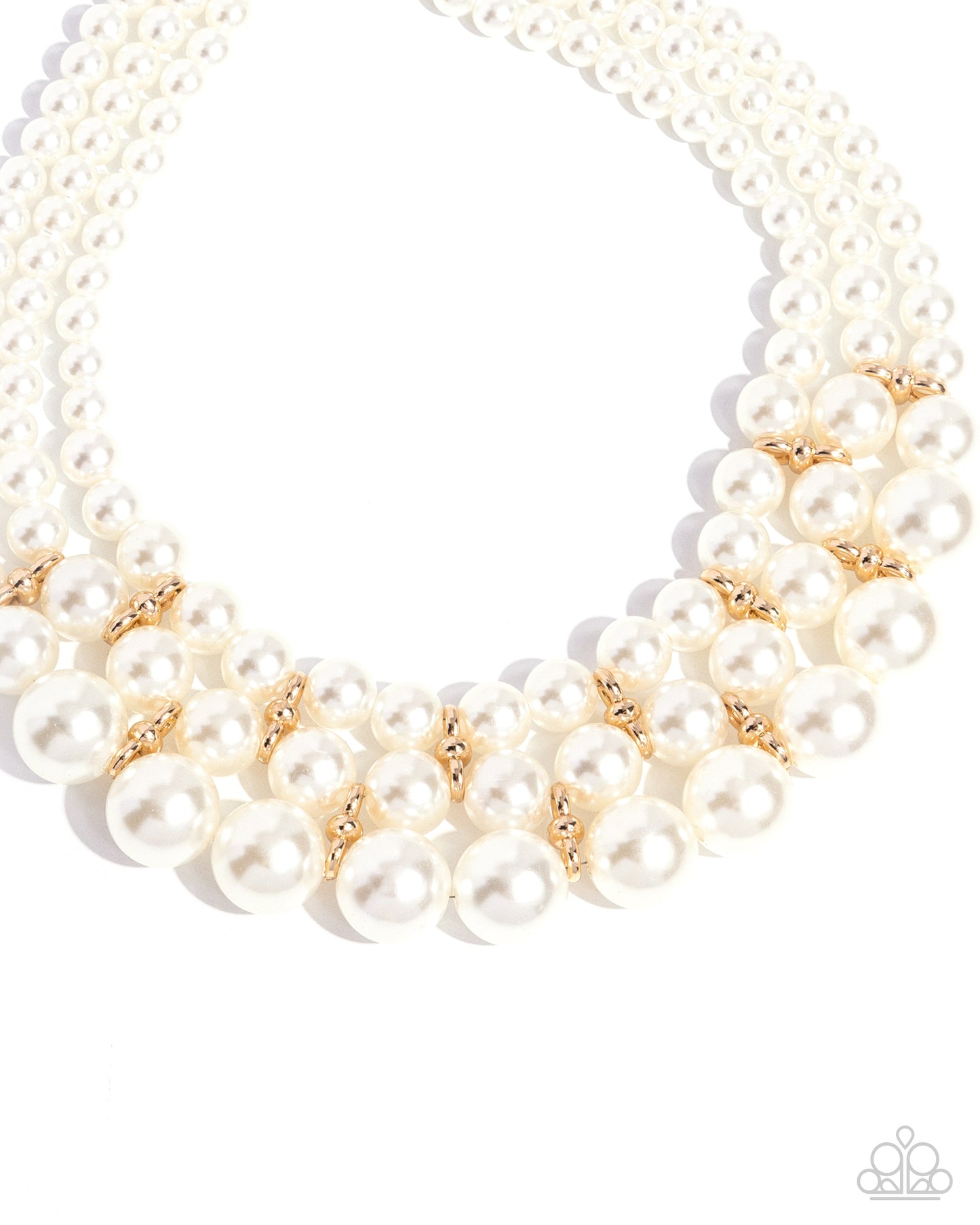 Glossy Gala - Gold Necklace