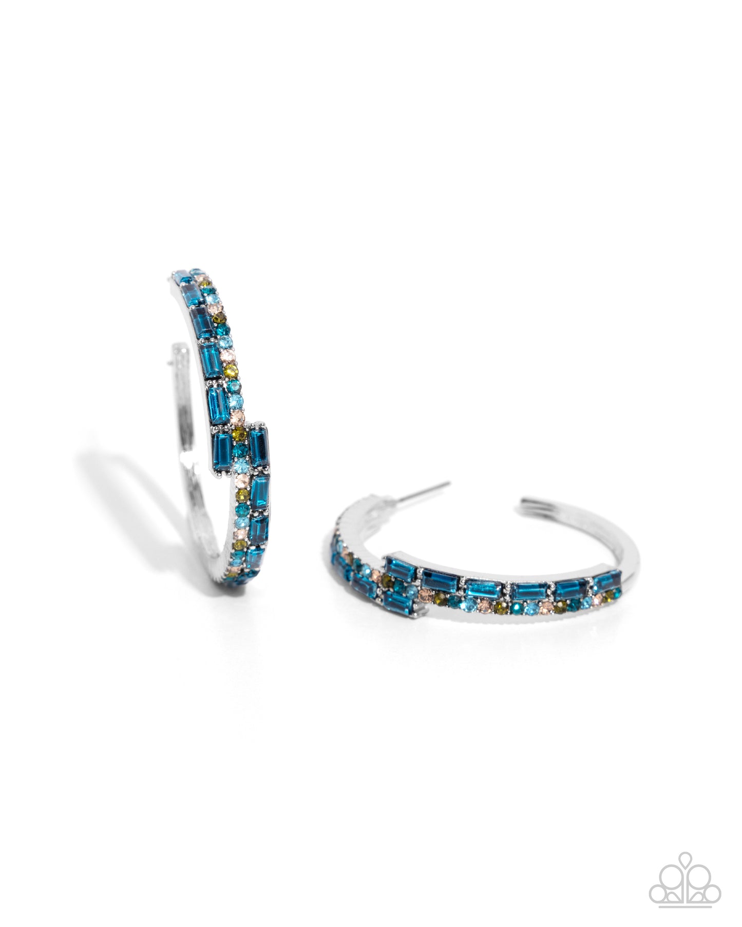 Ritzy Reputation - Blue Hoop Earring