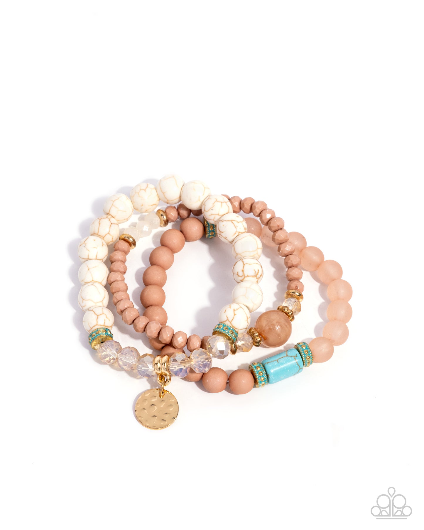 Sunset Sass - White Bracelet