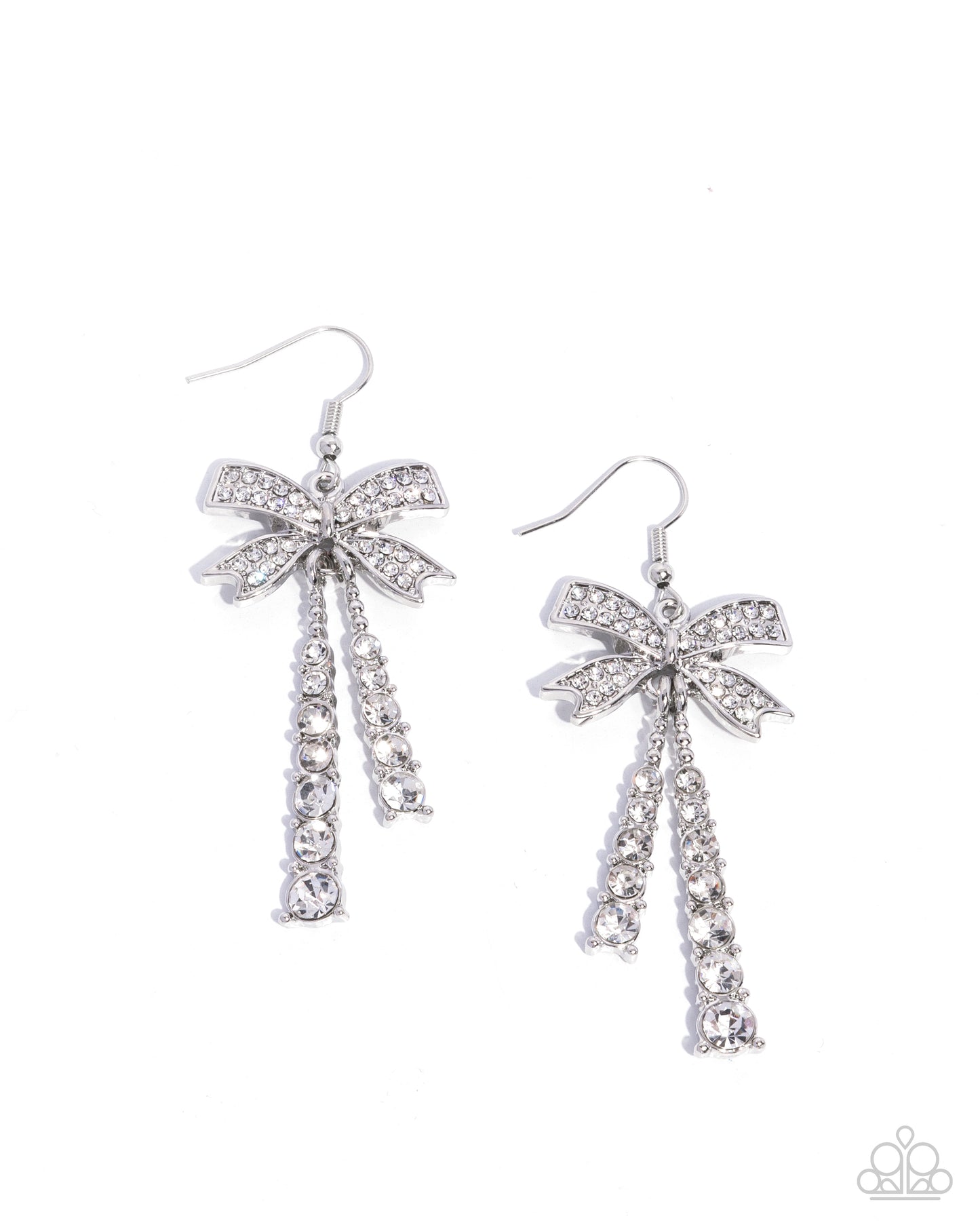 Date Night Decadence - White Earring