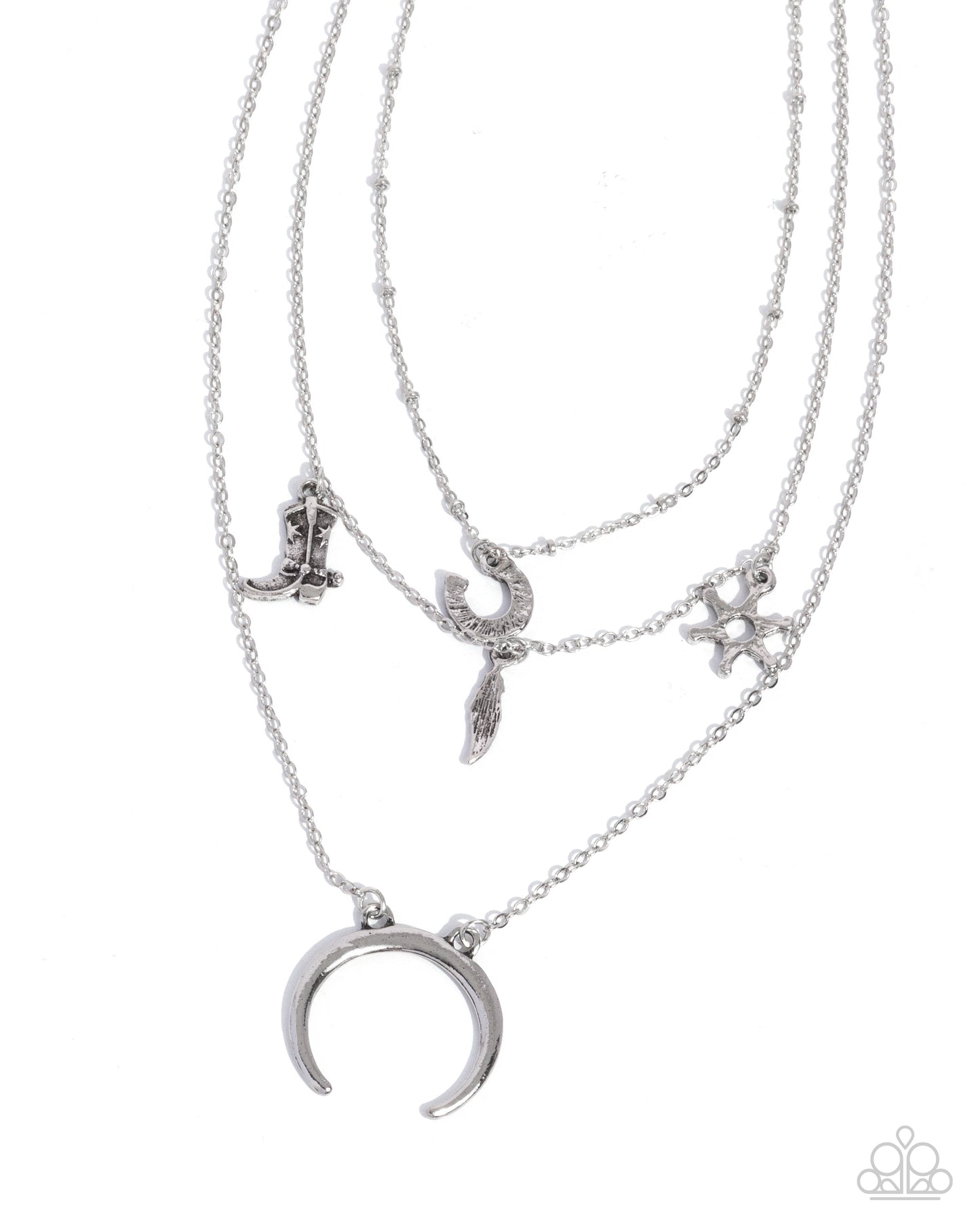 Saloon Sass - Silver Necklace