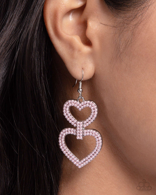 Dedicated Darling - Pink Earring