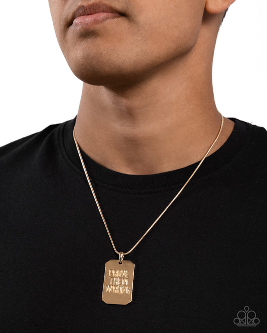 Prove Them Wrong - Gold Urban Necklace