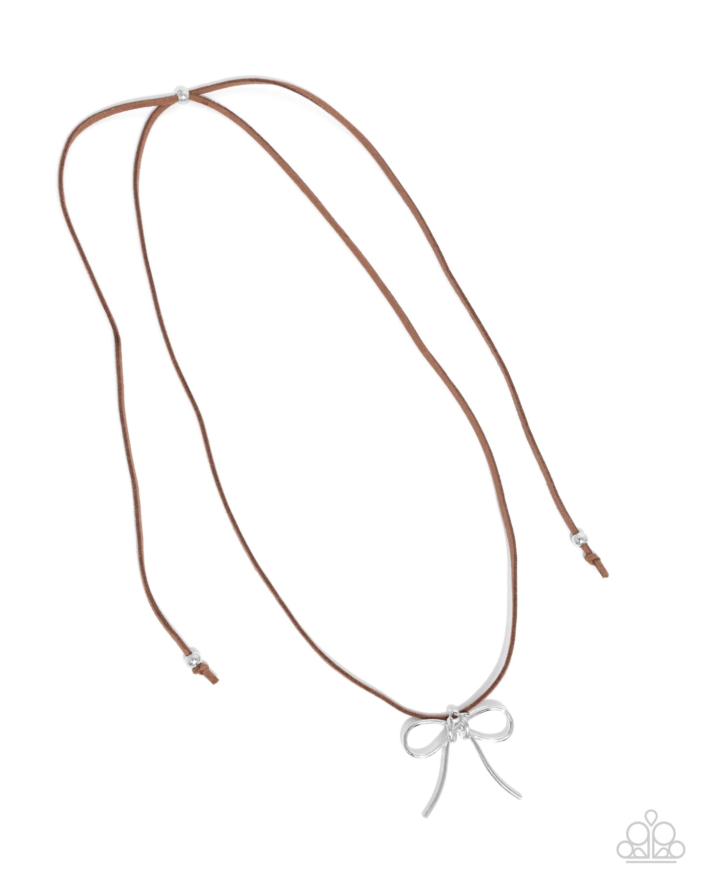 Bolo Bow - Brown Necklace