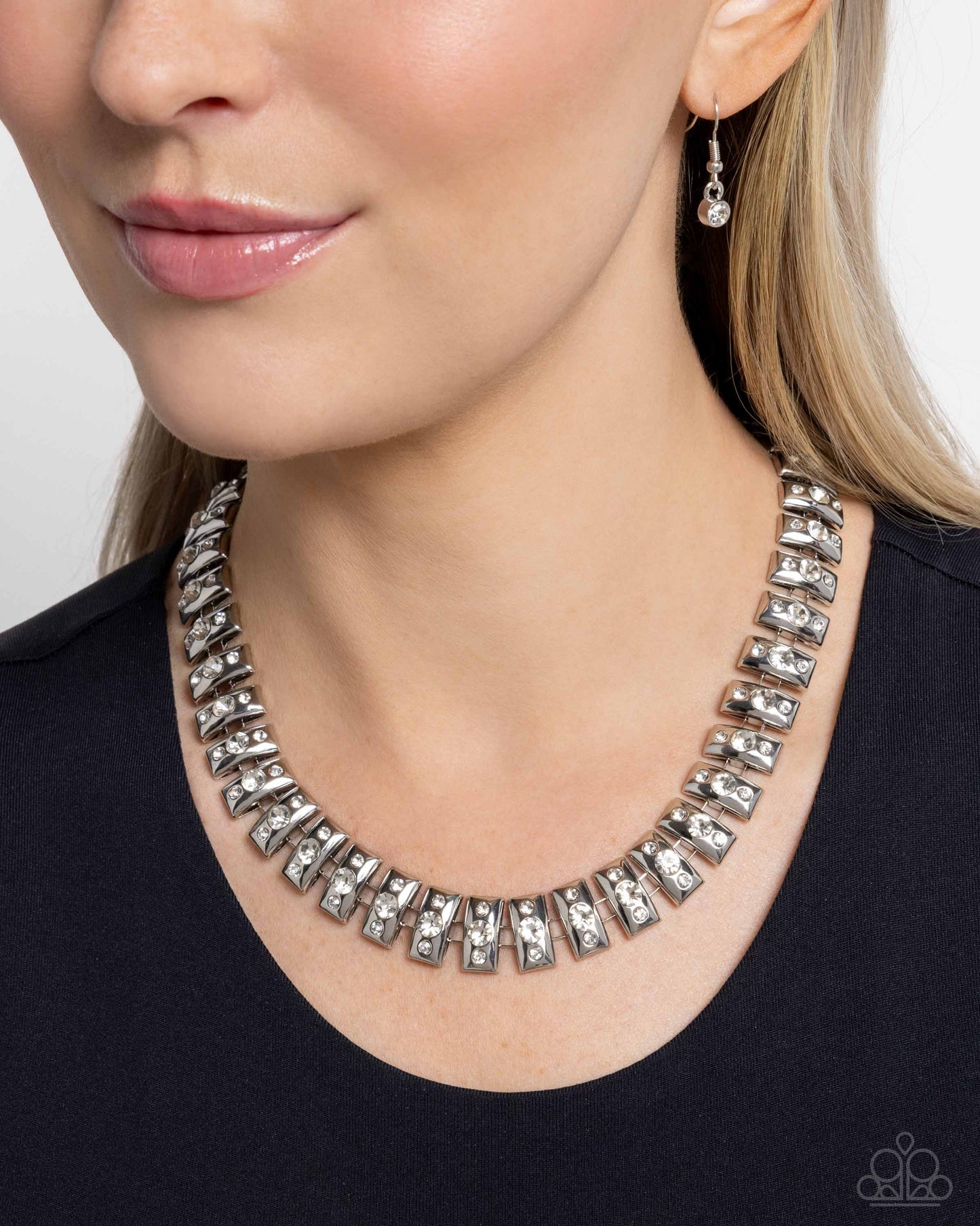 Officially Opulent - White Necklace
