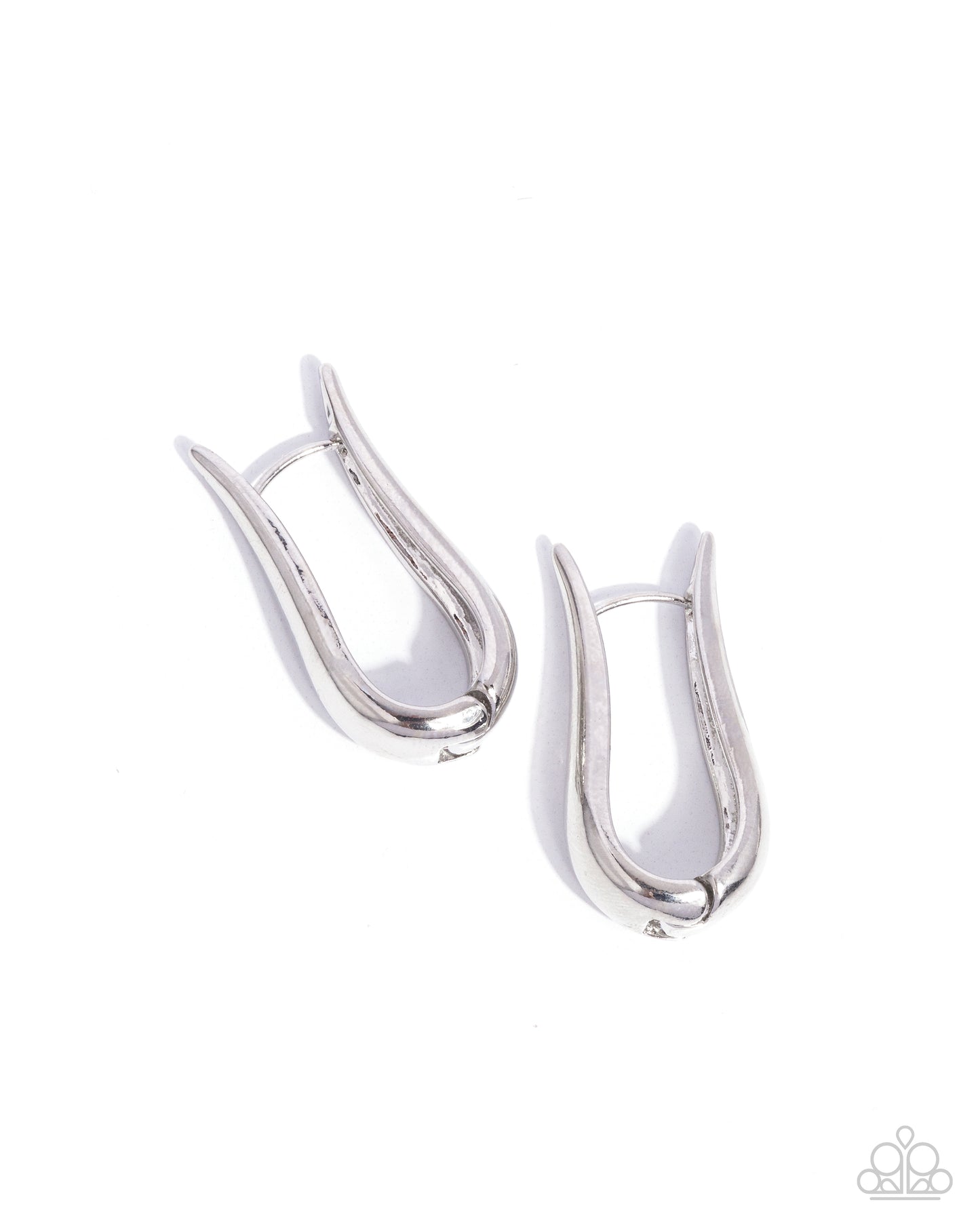 Malibu On My Mind - Silver Hoop Earring