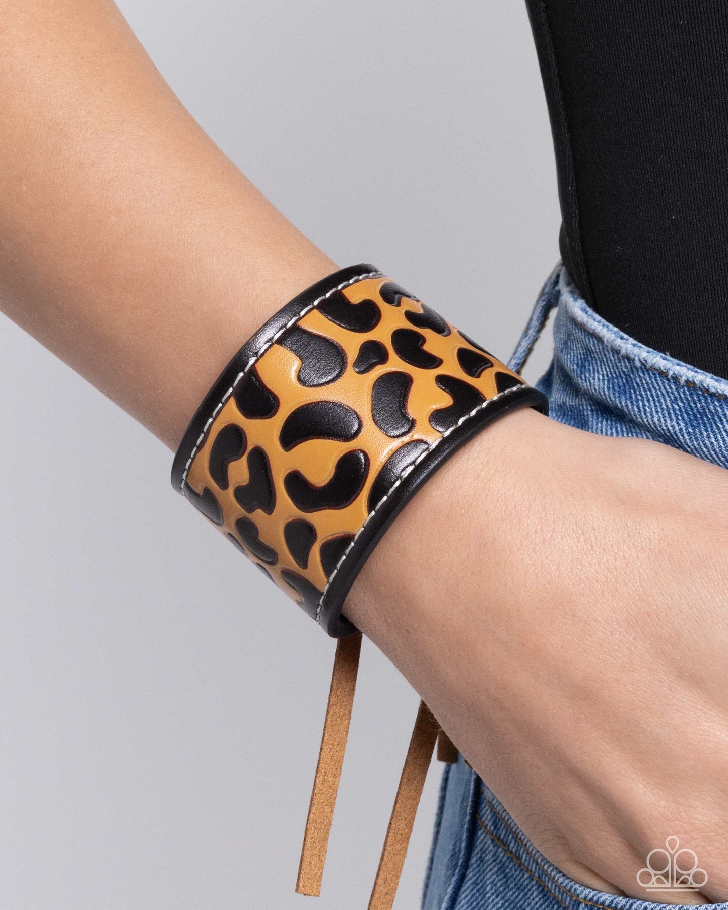 Leopard Leader - Brown Urban Bracelet