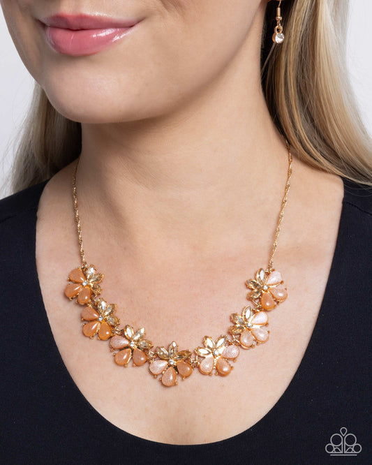 Consistent Chic - Orange Necklace