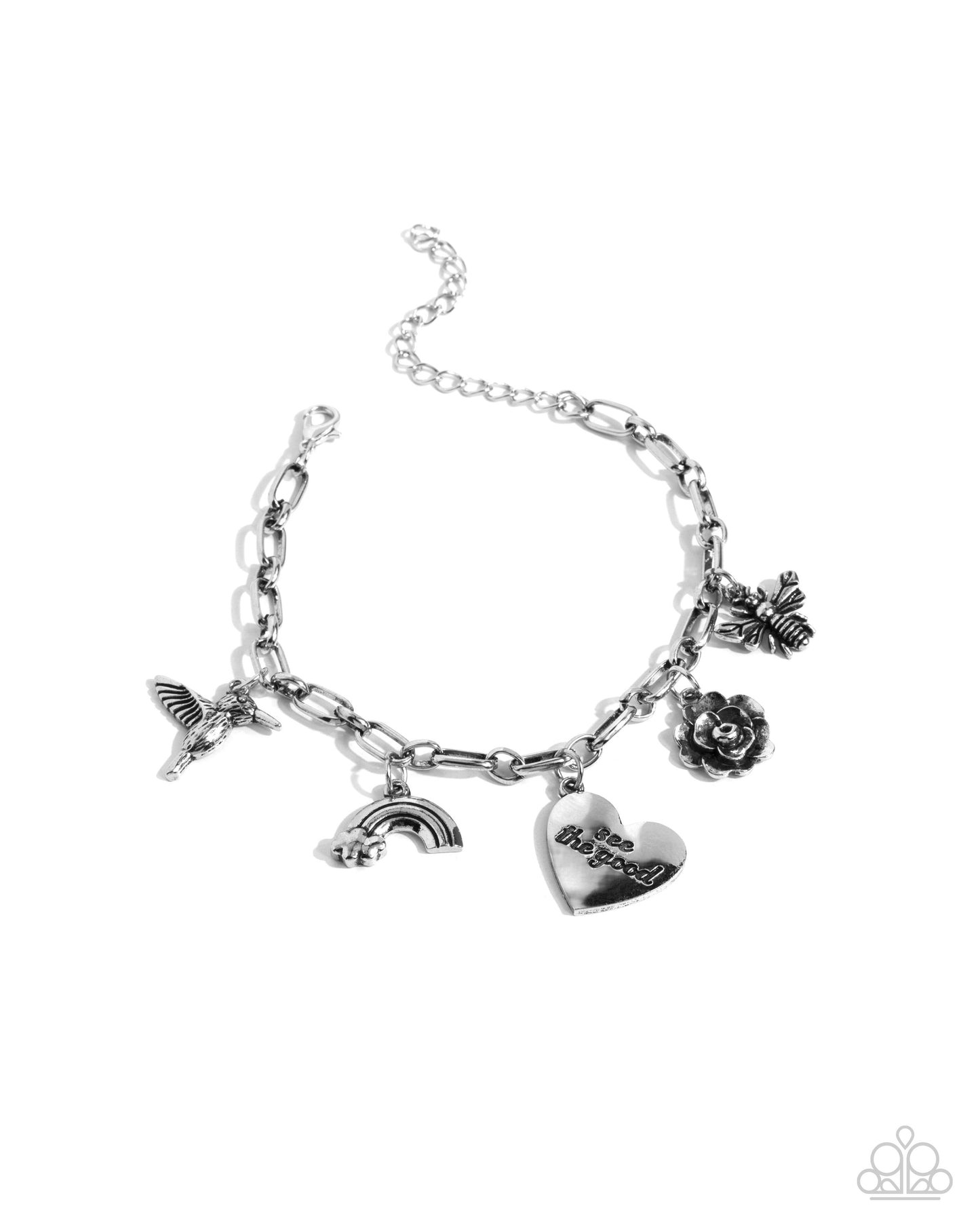 Positive Outlook - Silver Bracelet