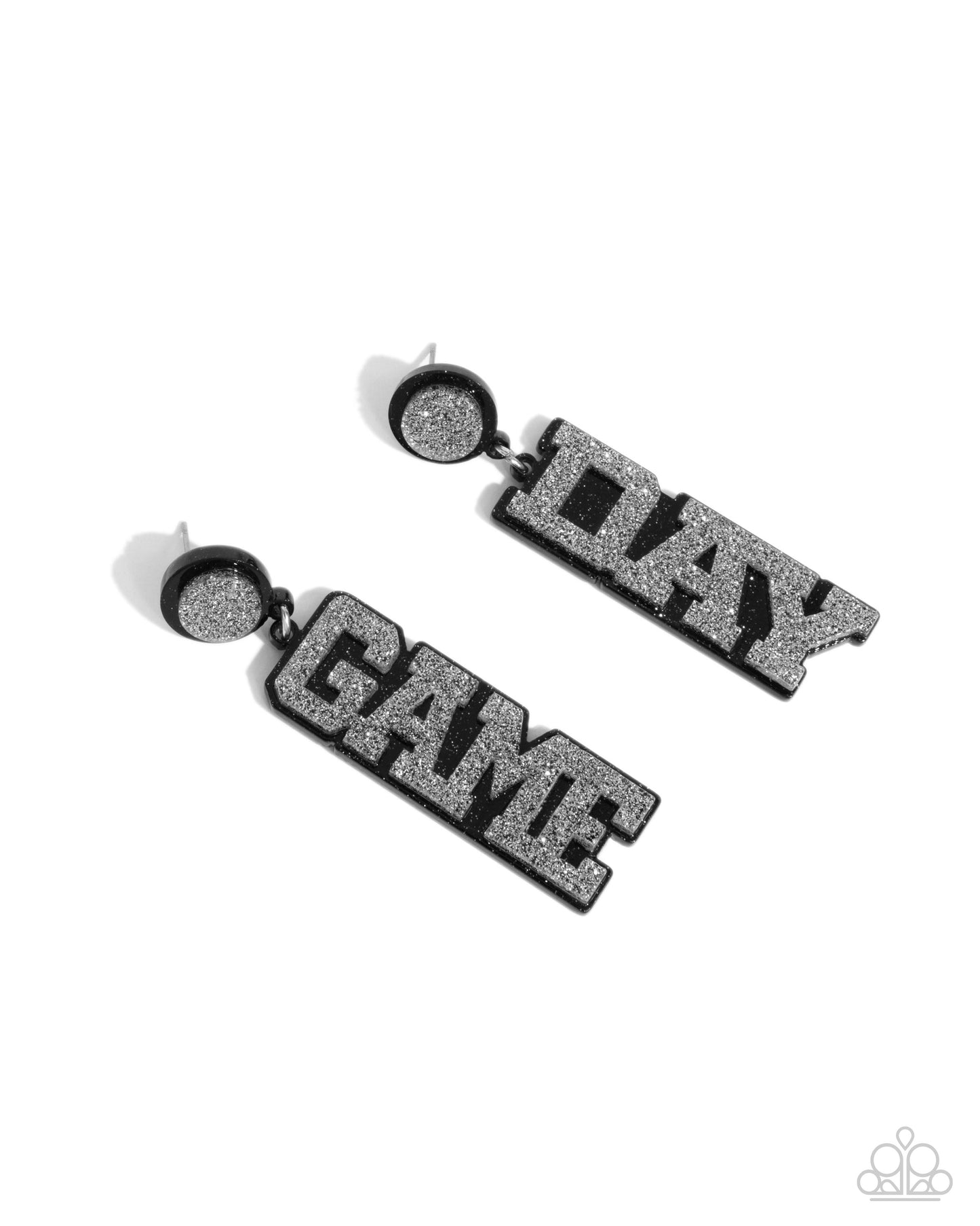 Home Game - Black Seed Bead Earring