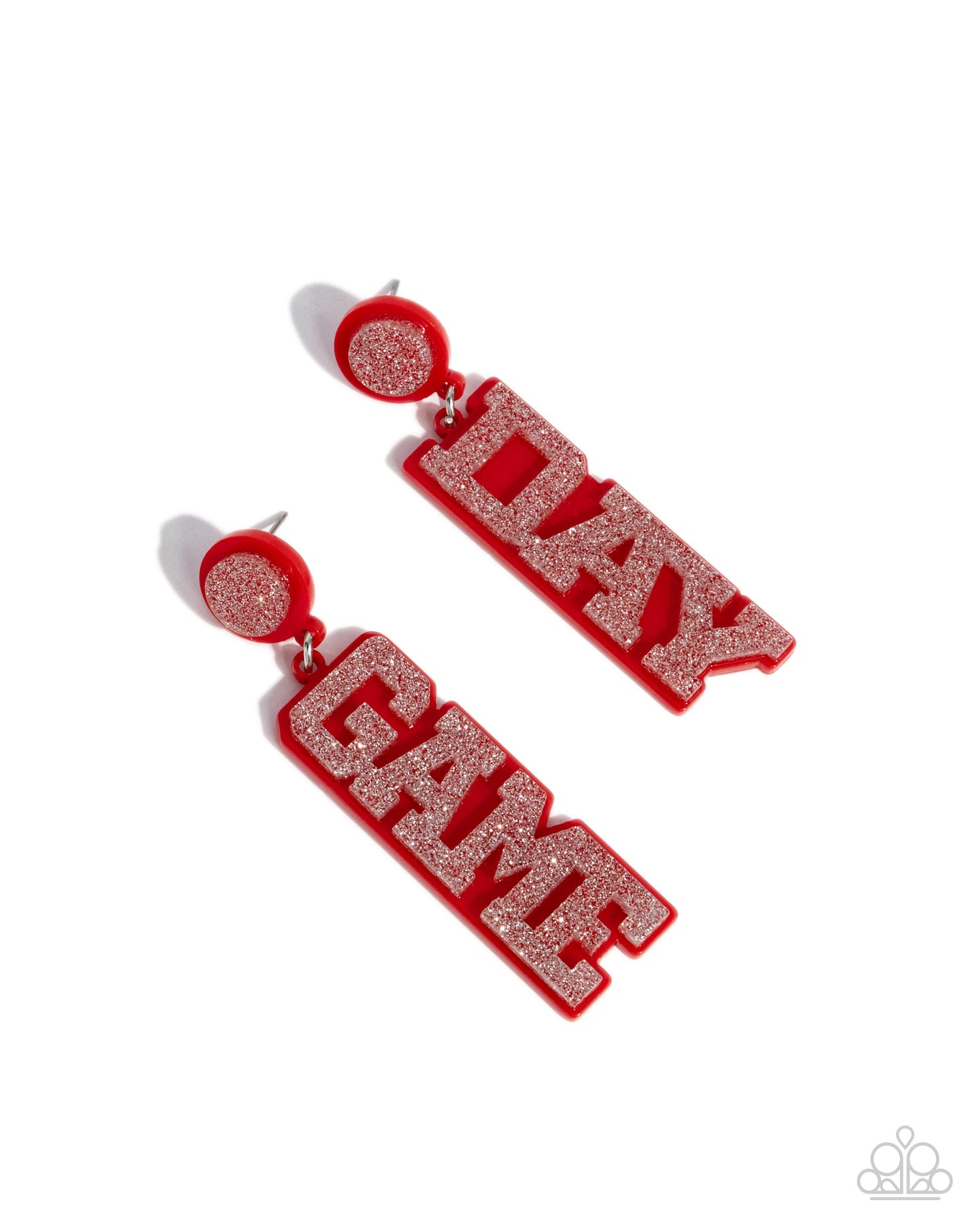 Home Game - Red Seed Bead Earring