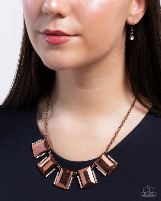 Rebel Racket - Copper Necklace