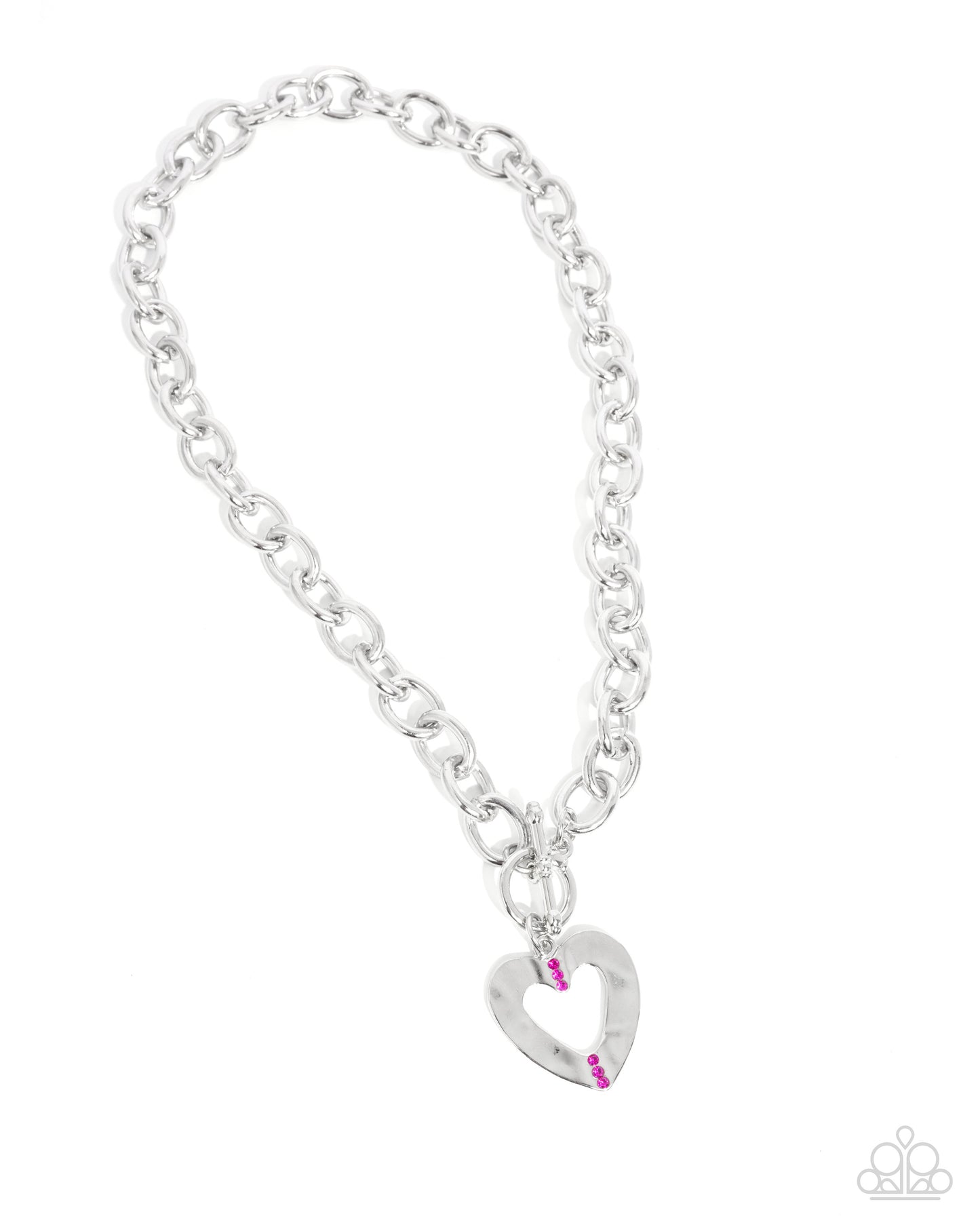 Complete Look! - Affectionate Assist - Pink Necklace & Bracelet Set