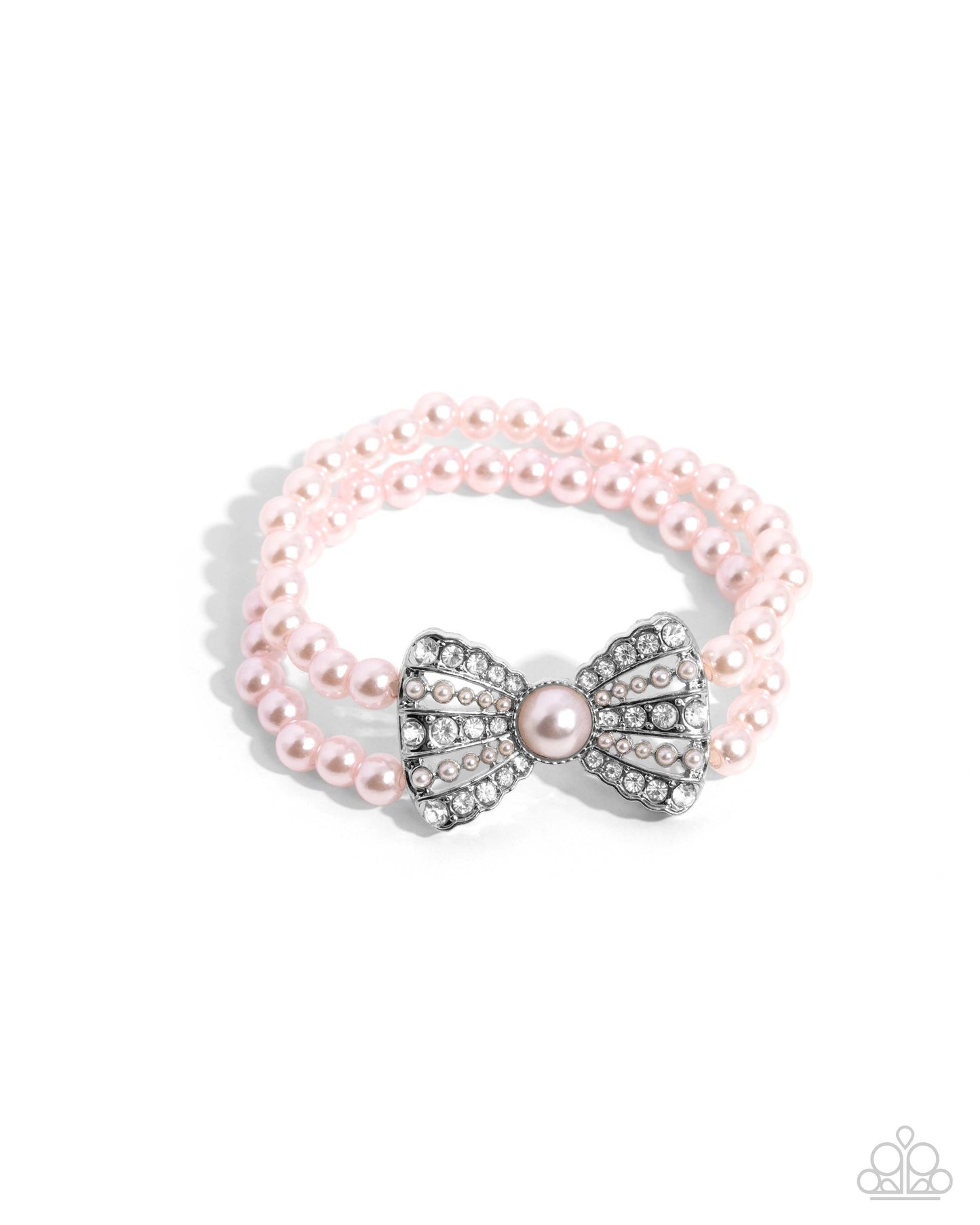 Complete Look! Admirable Aria - Pink Bracelet & Earring Set