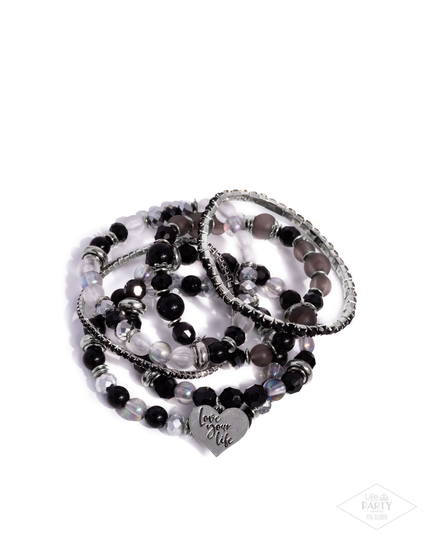 Optimistic Opulence - Black Bracelet