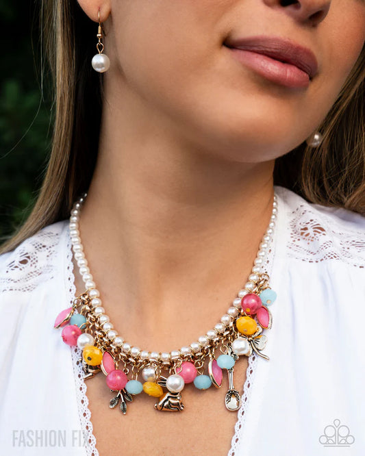 Tea Party Tapestry -  Multi Necklace (FF 06-25)