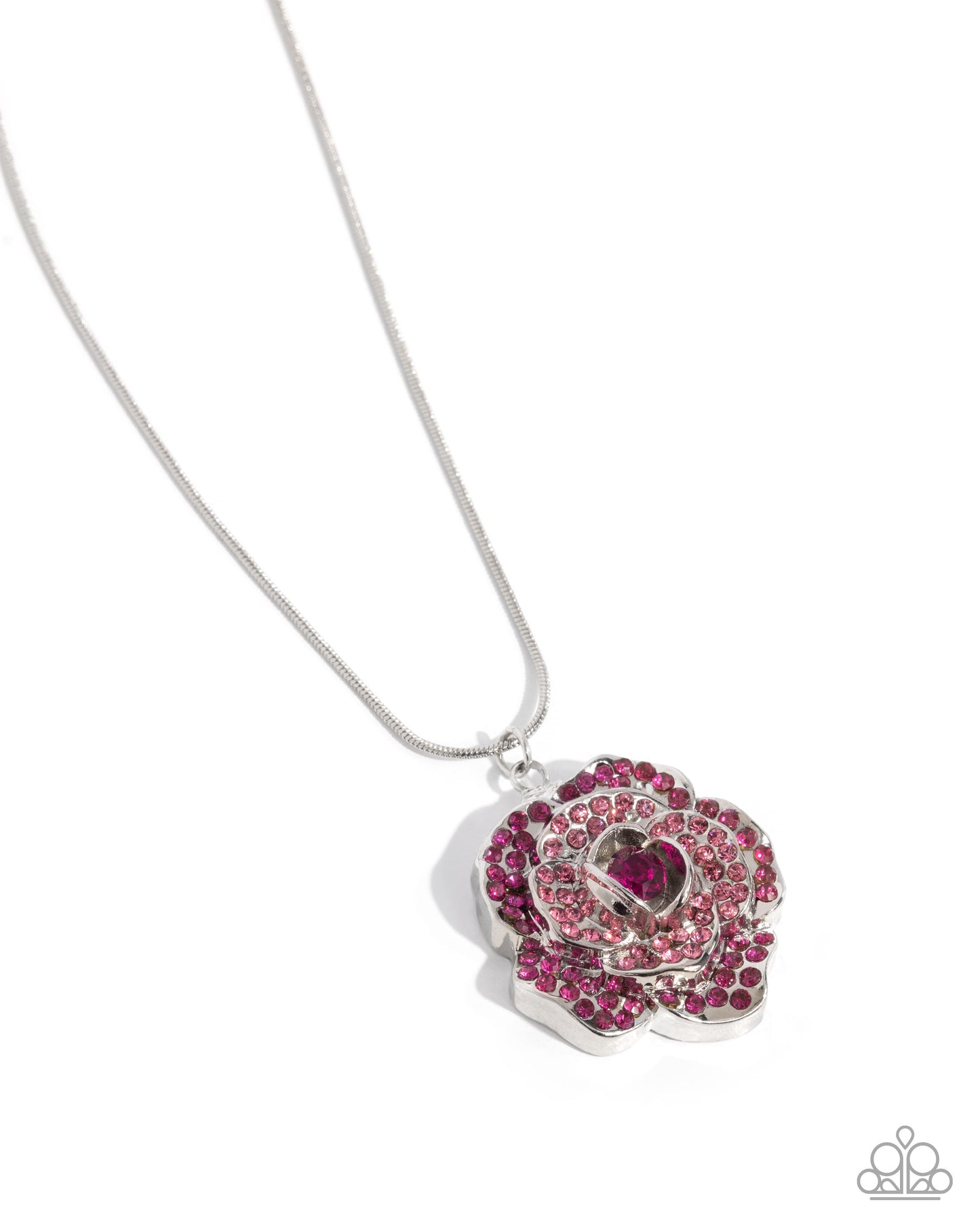 Blossoming Belle - Pink Necklace & Bracelet Set (LOP 04-25)
